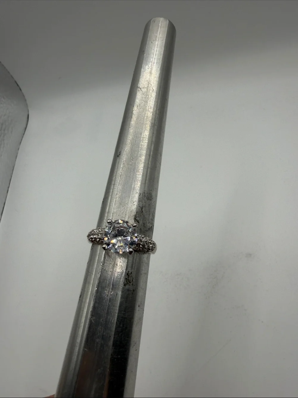 Women’s Moissanite Engagement Ring | Size 8 | S925 Sterling Silver